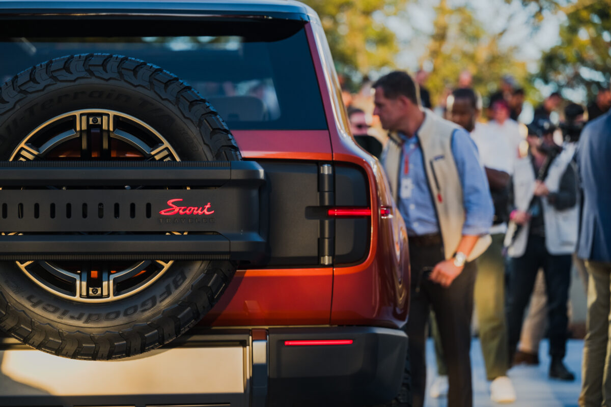 scout motors logo suv ces 2025