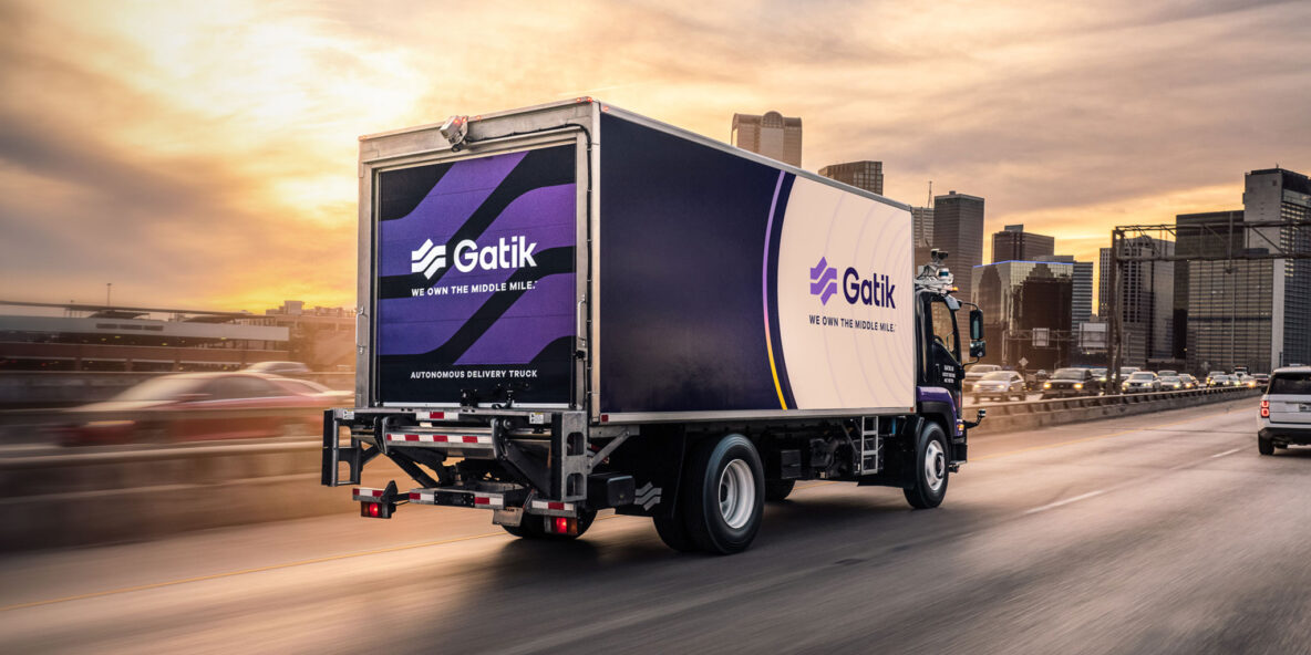 Gatik autonomous driving truck