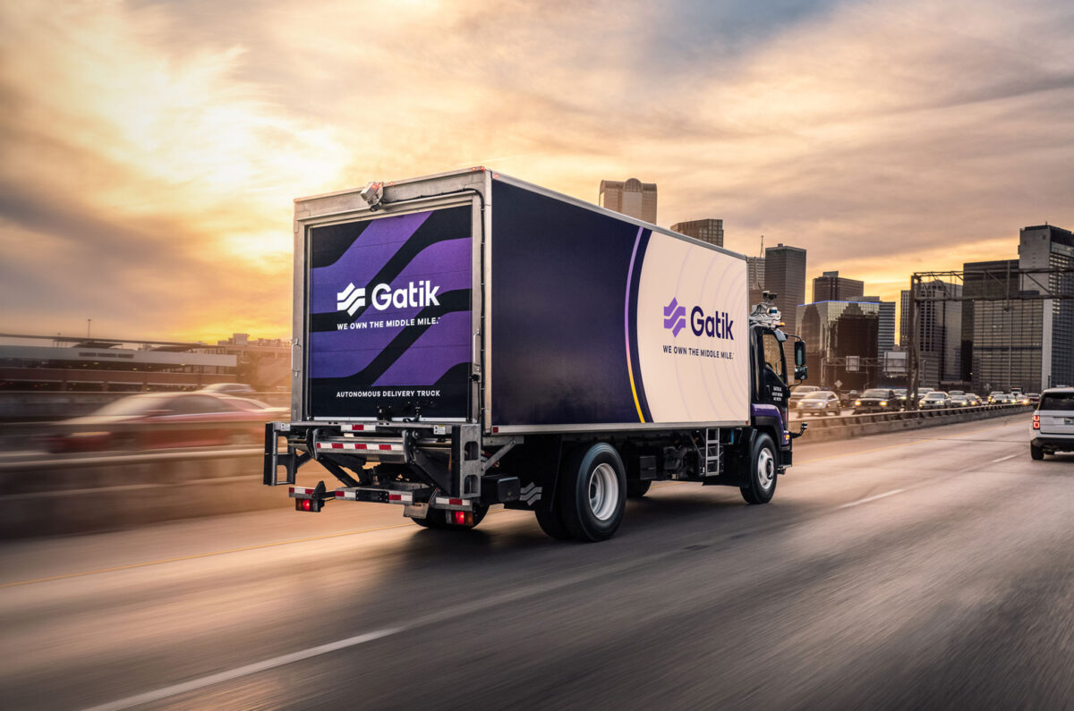 Gatik autonomous driving truck