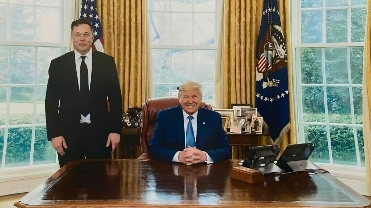Trump and musk in the white house